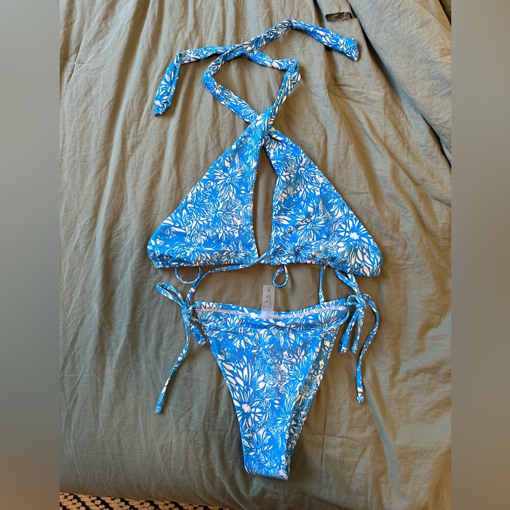 Zaful twist neck bikini